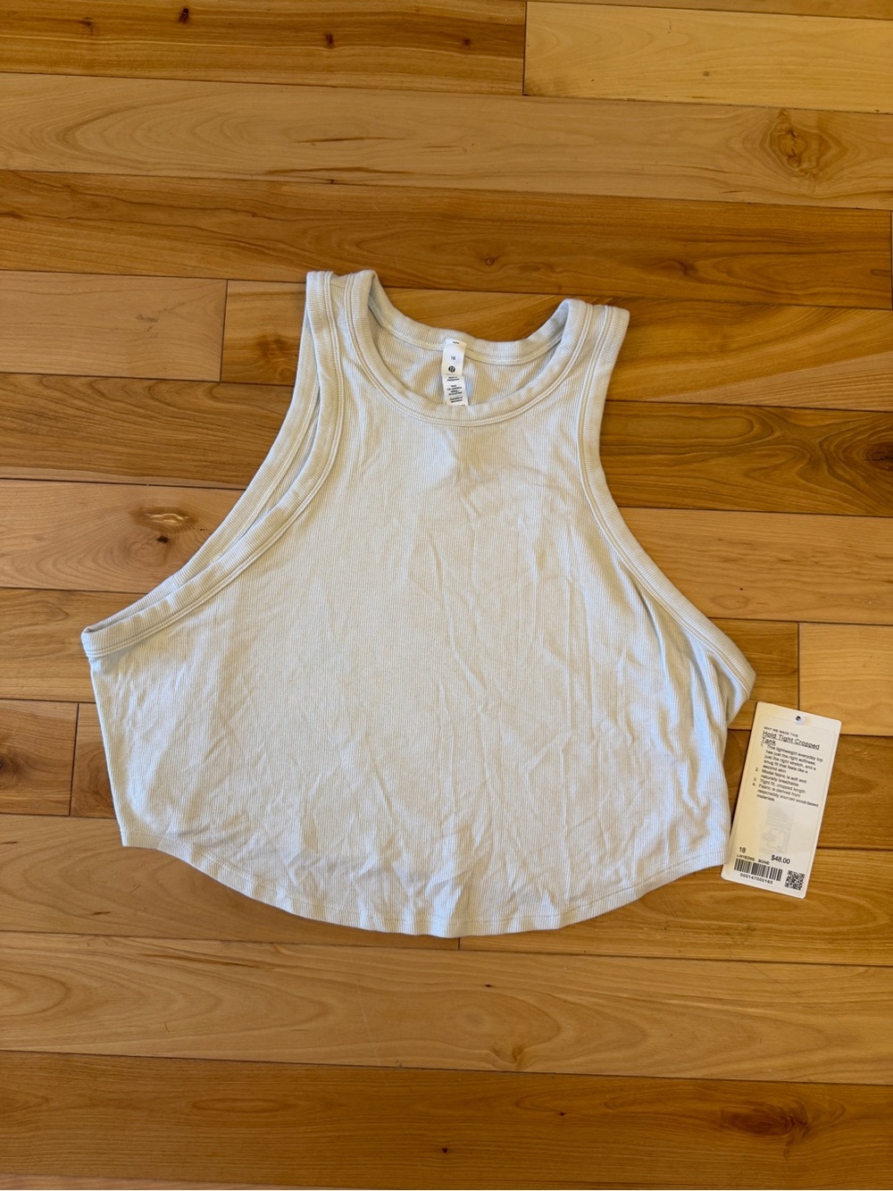 NWT Lululemon Hold Tight Cropped Tank-Size 18